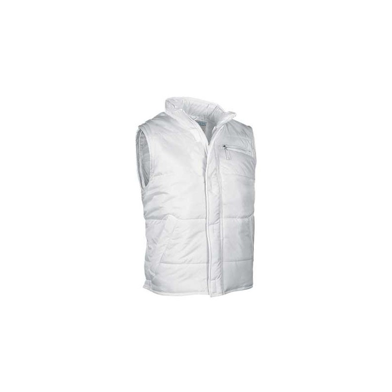Chaleco impermeable con capucha unisex - VEST White